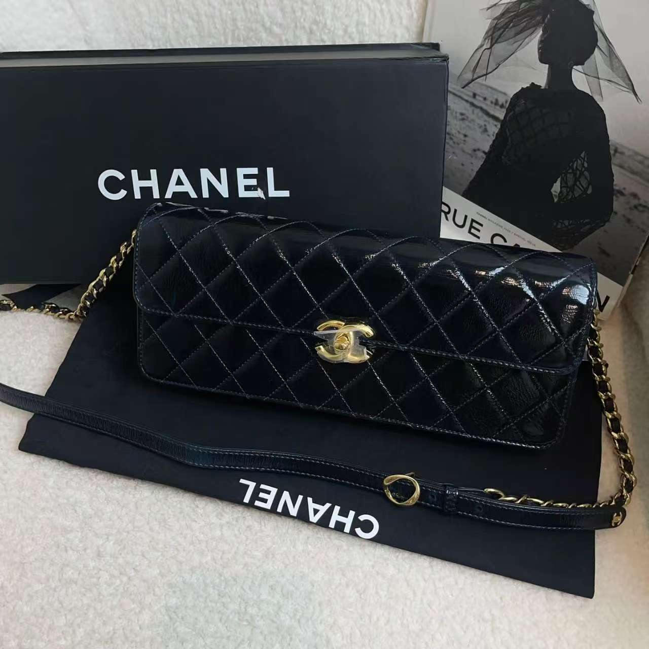 99新 Chanel/香奈儿 法棍大号包/65674710/12期免息/代卖服务