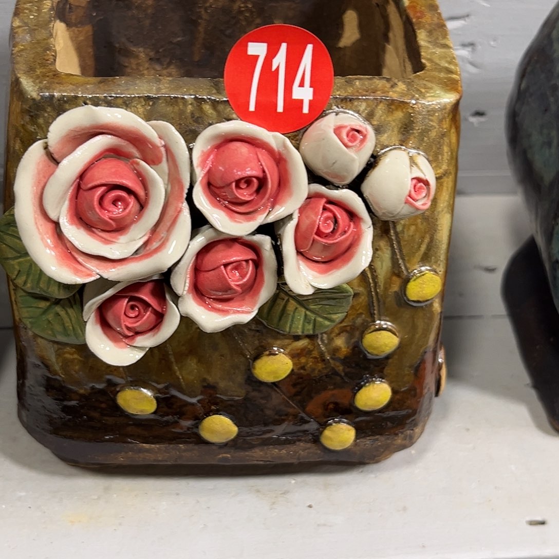 714 号陶然花器手工花盆