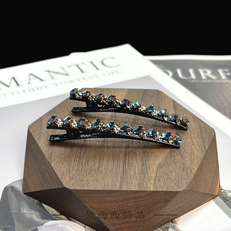 【LXX靓西西】353 鸭嘴夹7厘米简约百搭长碎发夹