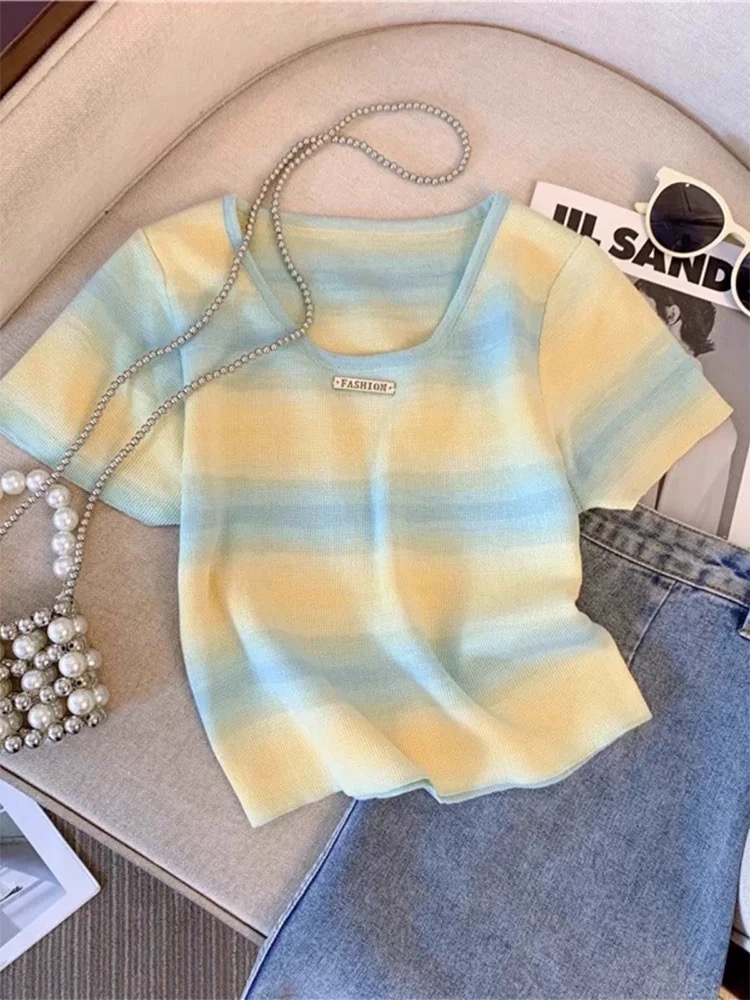 【701-800】春夏短袖女针织衫秋冬ins（直播间链接）