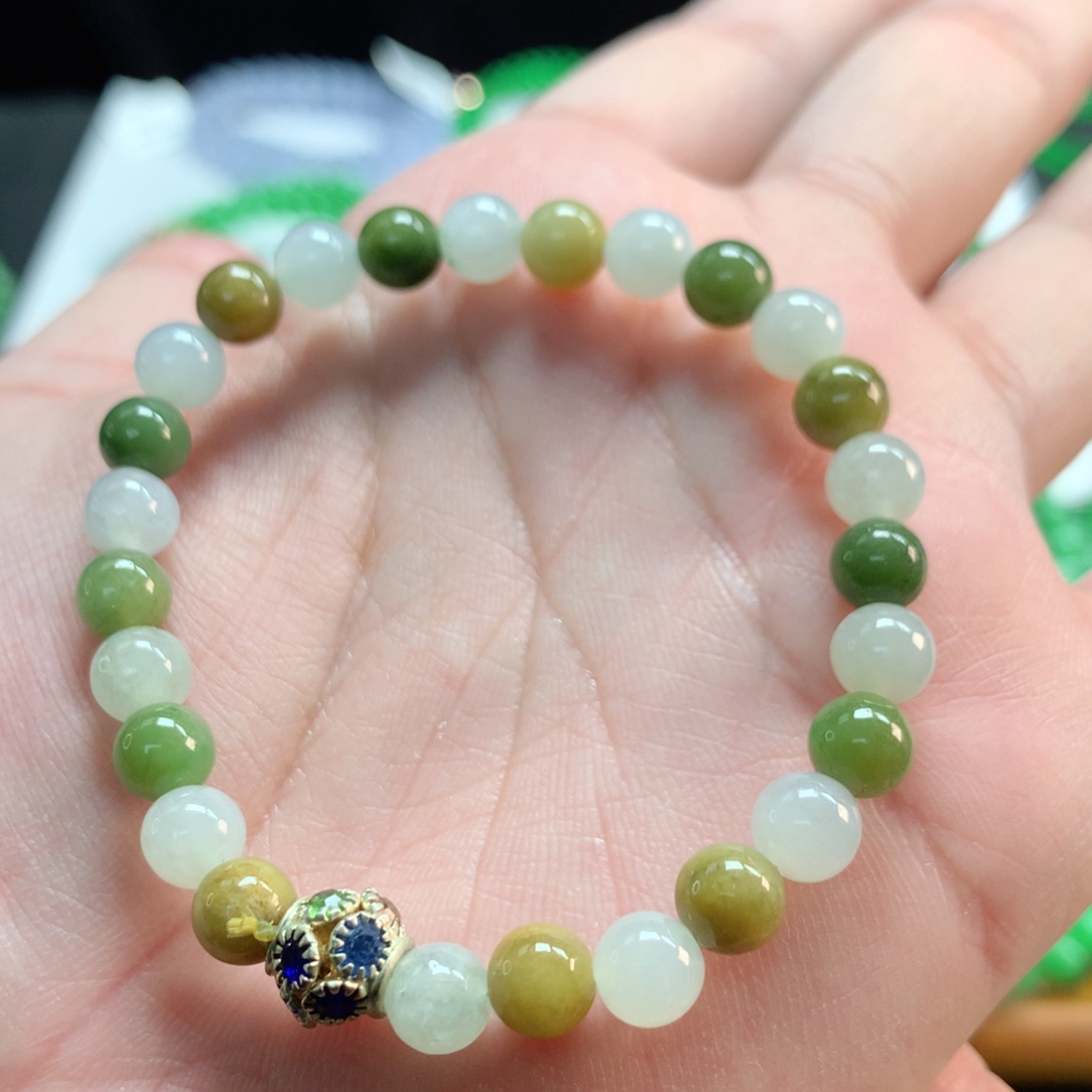 翡翠未镶嵌手链翡翠