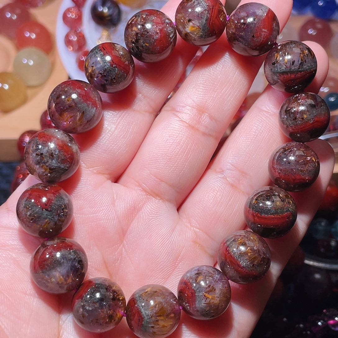 未镶嵌手链水晶山****啊手串