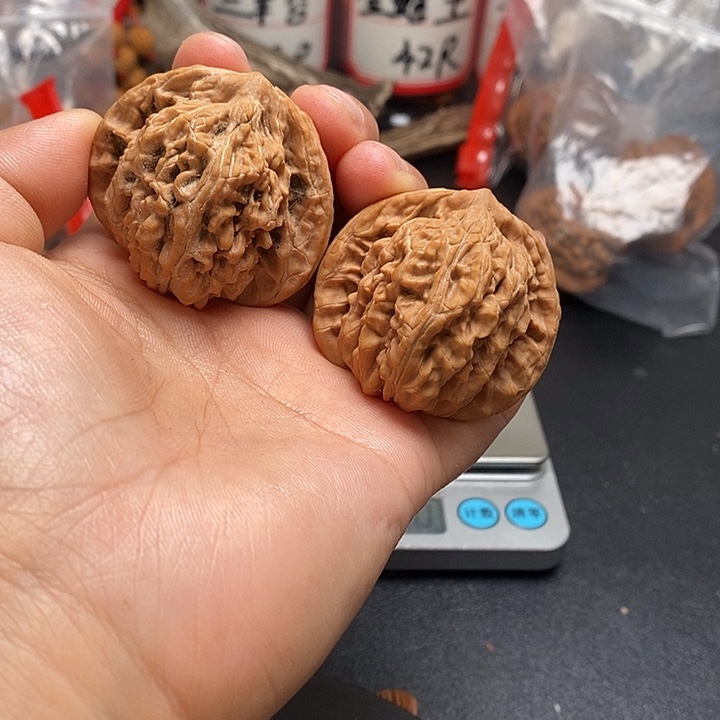 吊坠文玩核桃四座楼43