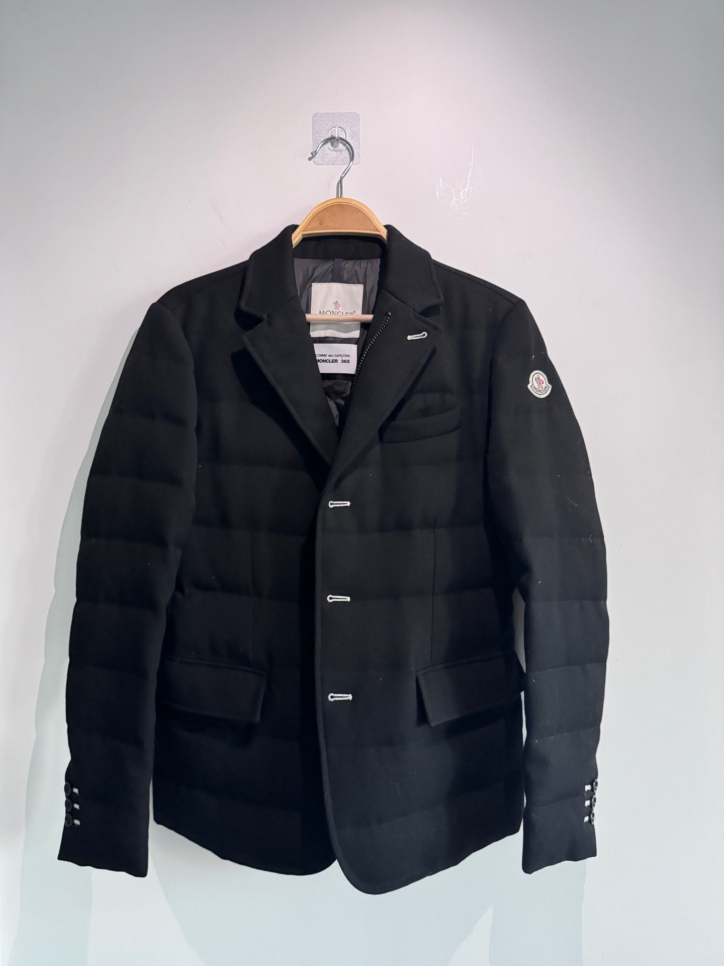 99新 MONCLER 葡萄籽奢潮/川久保玲联名羽绒西服西装羽绒服外套/1