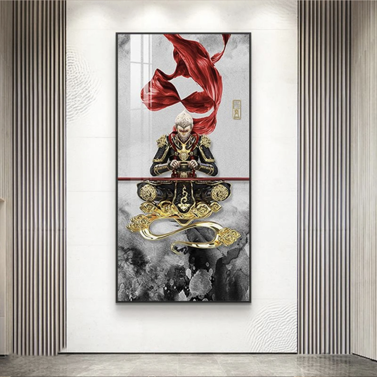 《齐天大圣》玄关客厅动漫装饰画卡通壁画P款 40*80