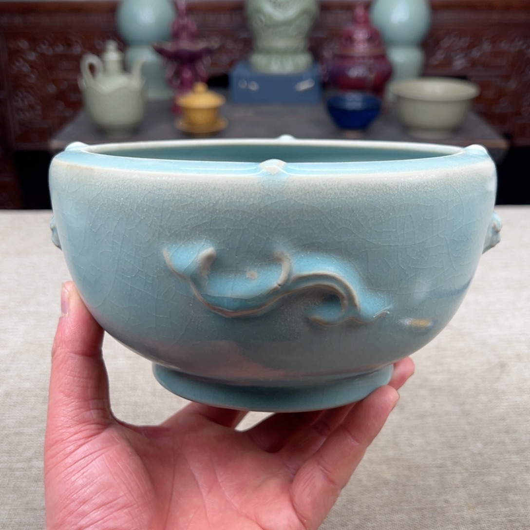 瓷片正能量陶瓷艺术品