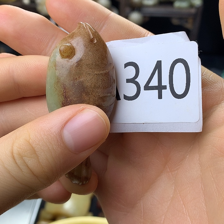 和田玉银S925镀金镶嵌颈饰