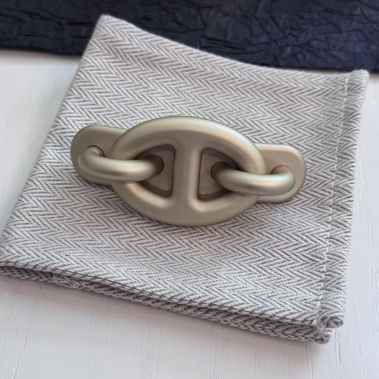 95新 Hermes/爱马仕 爱马仕猪鼻子发夹