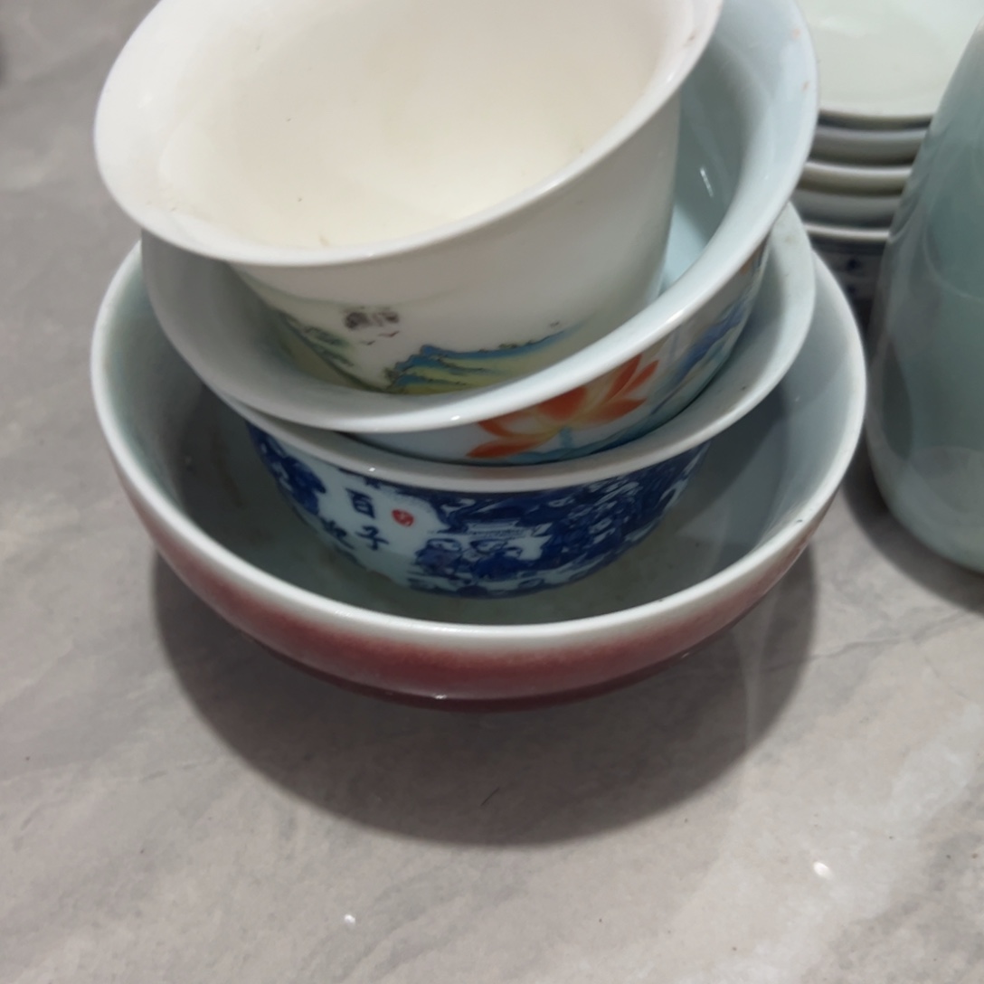 大***宝库存茶具部分瑕疵介意勿拍！