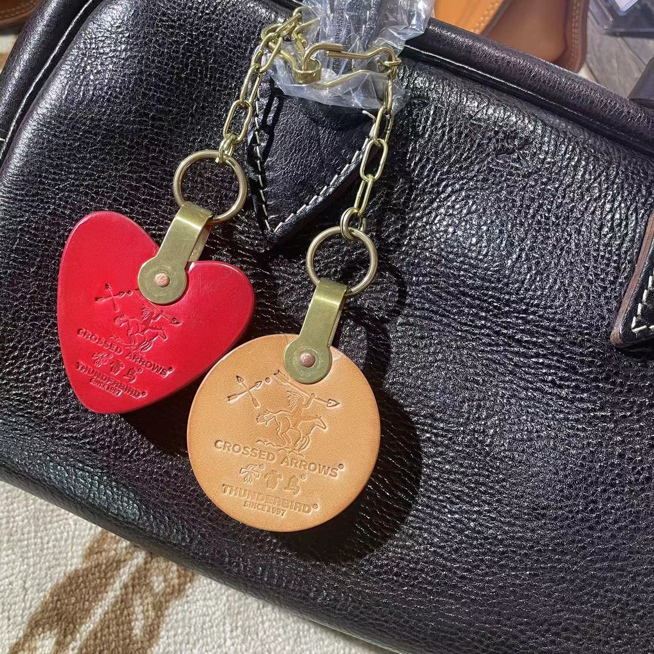 雷鸟皮具开心笑脸挂件饰品