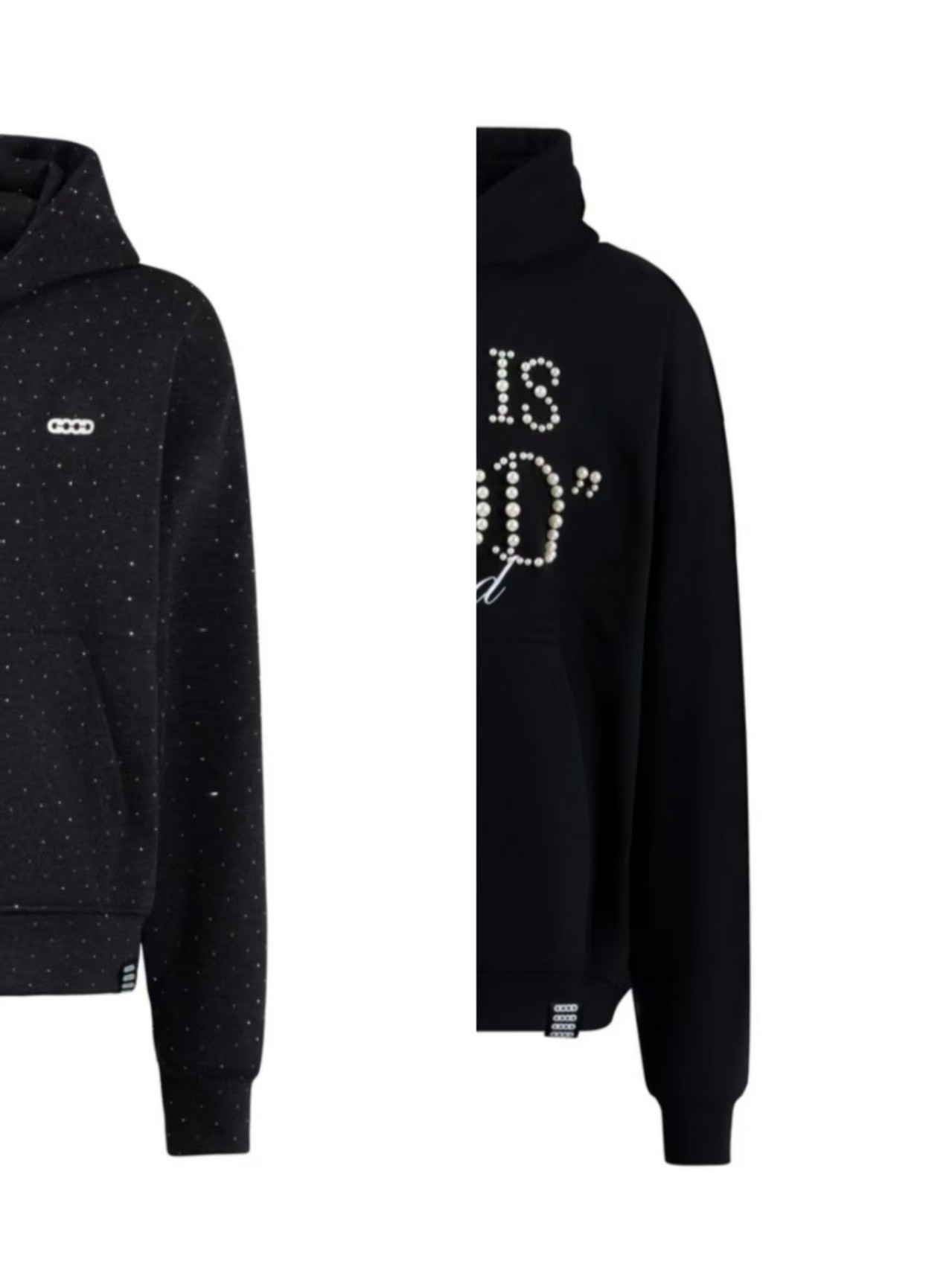 G--各款秋季潮牌 重工刺绣高街卫衣情侣体恤男女同款美式宽松版型