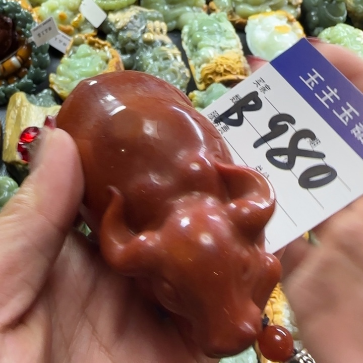 透闪石质玉手把未镶嵌
