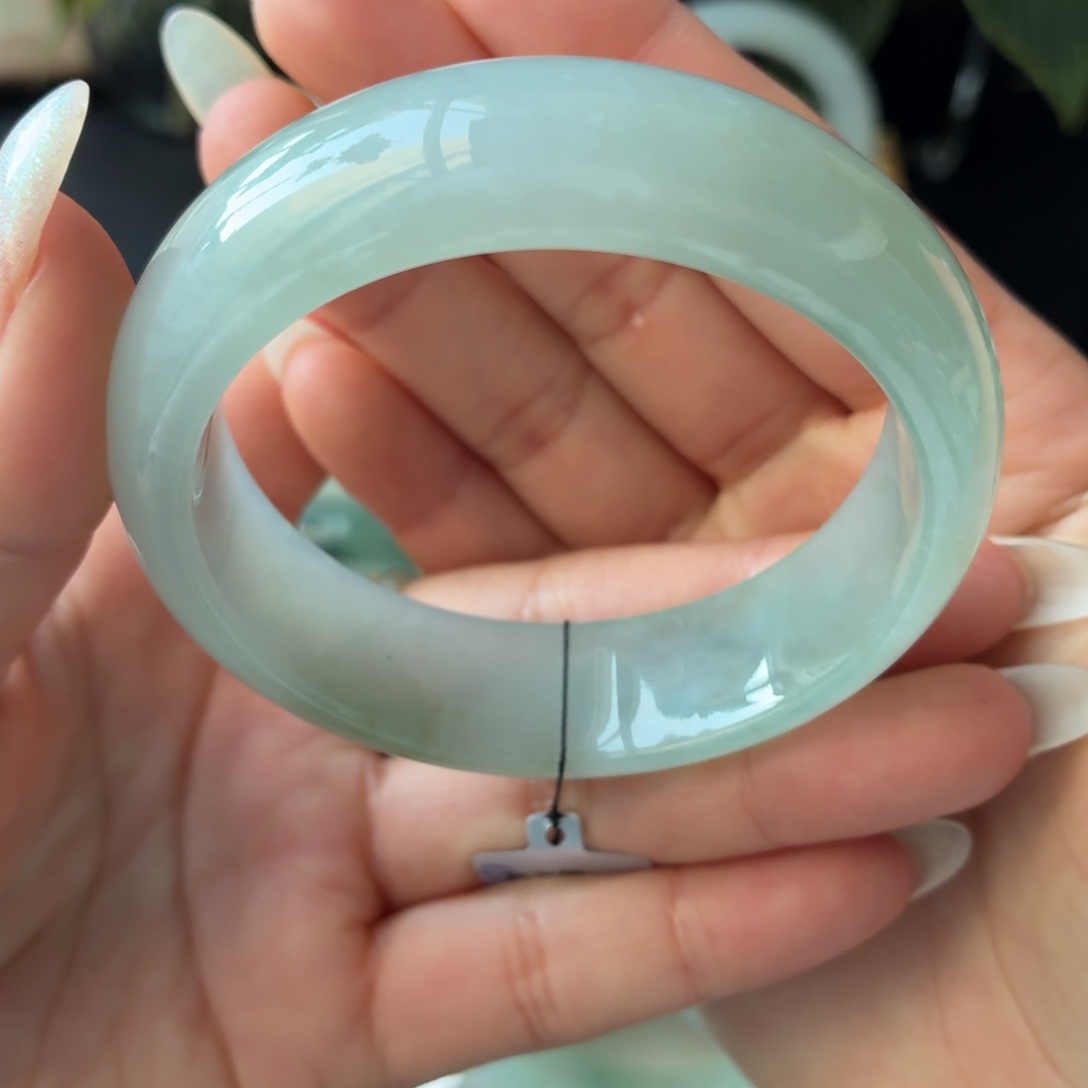 翡翠未镶嵌手镯天然