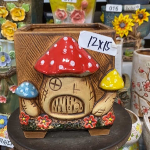 【闪购商品】红陶粗陶材质多肉花盆