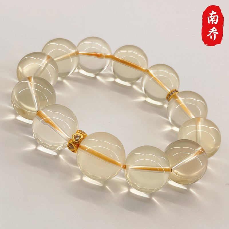 千金小姐*巴西黄水晶手串