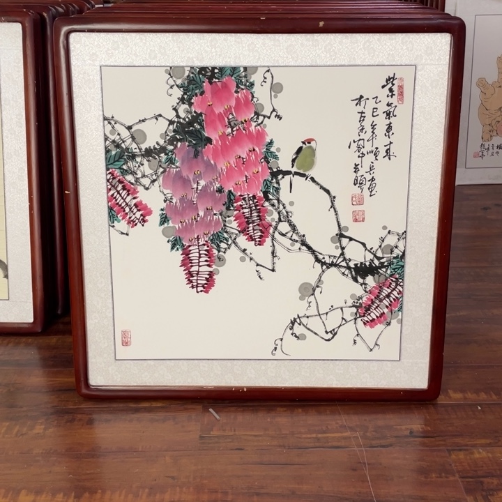 国画带框尺寸63*63厘米