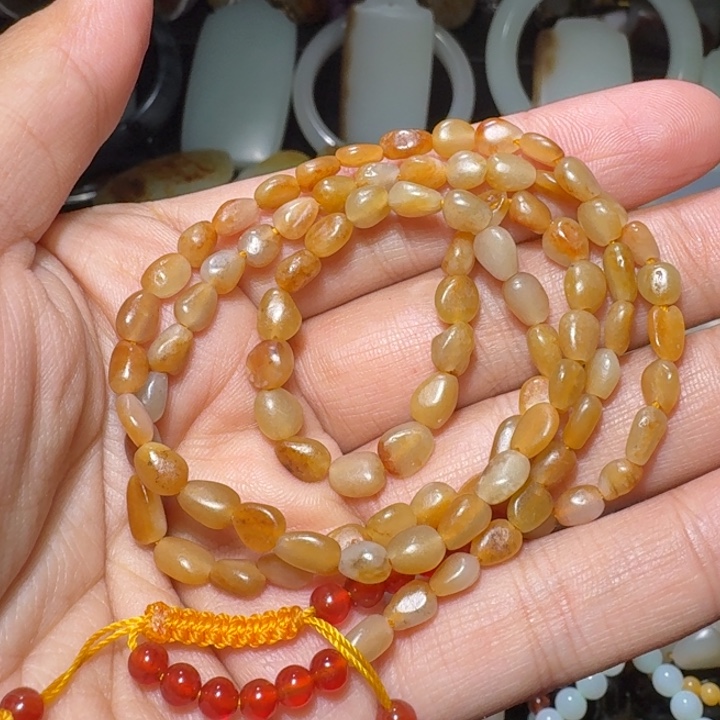 和田玉未镶嵌项链