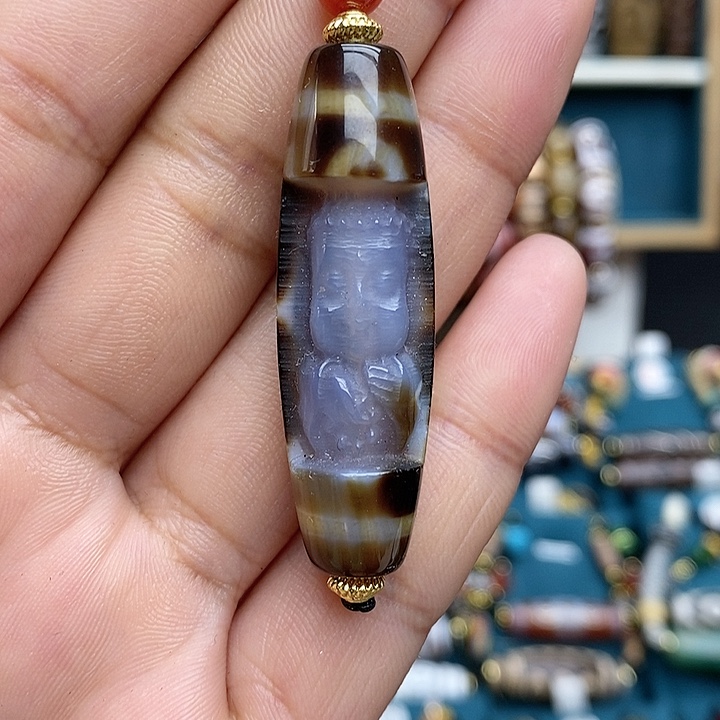 玛瑙/玉髓颈饰合金