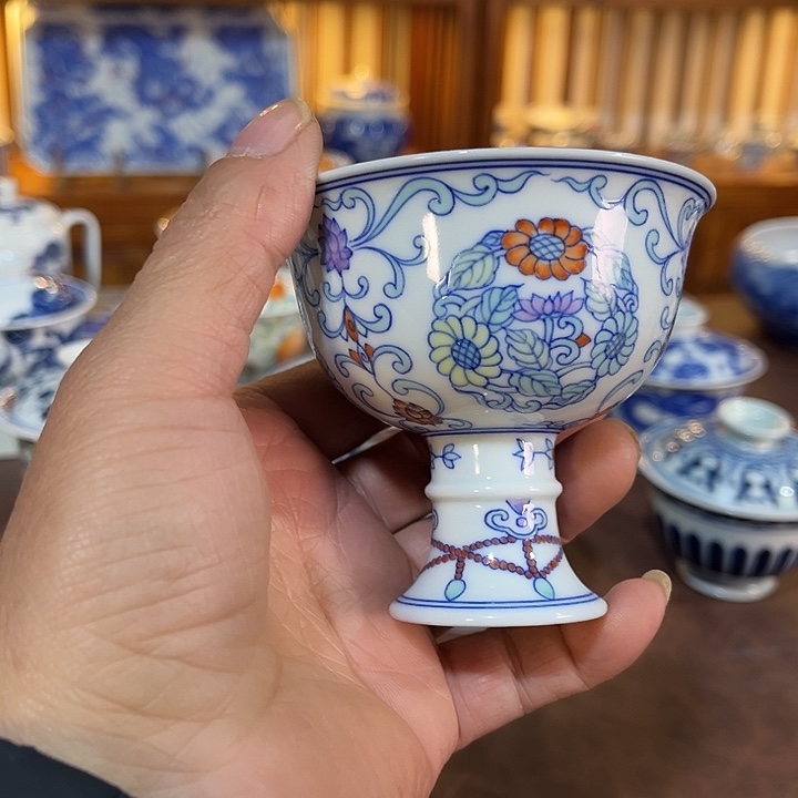 錡镇堂手工手绘杯