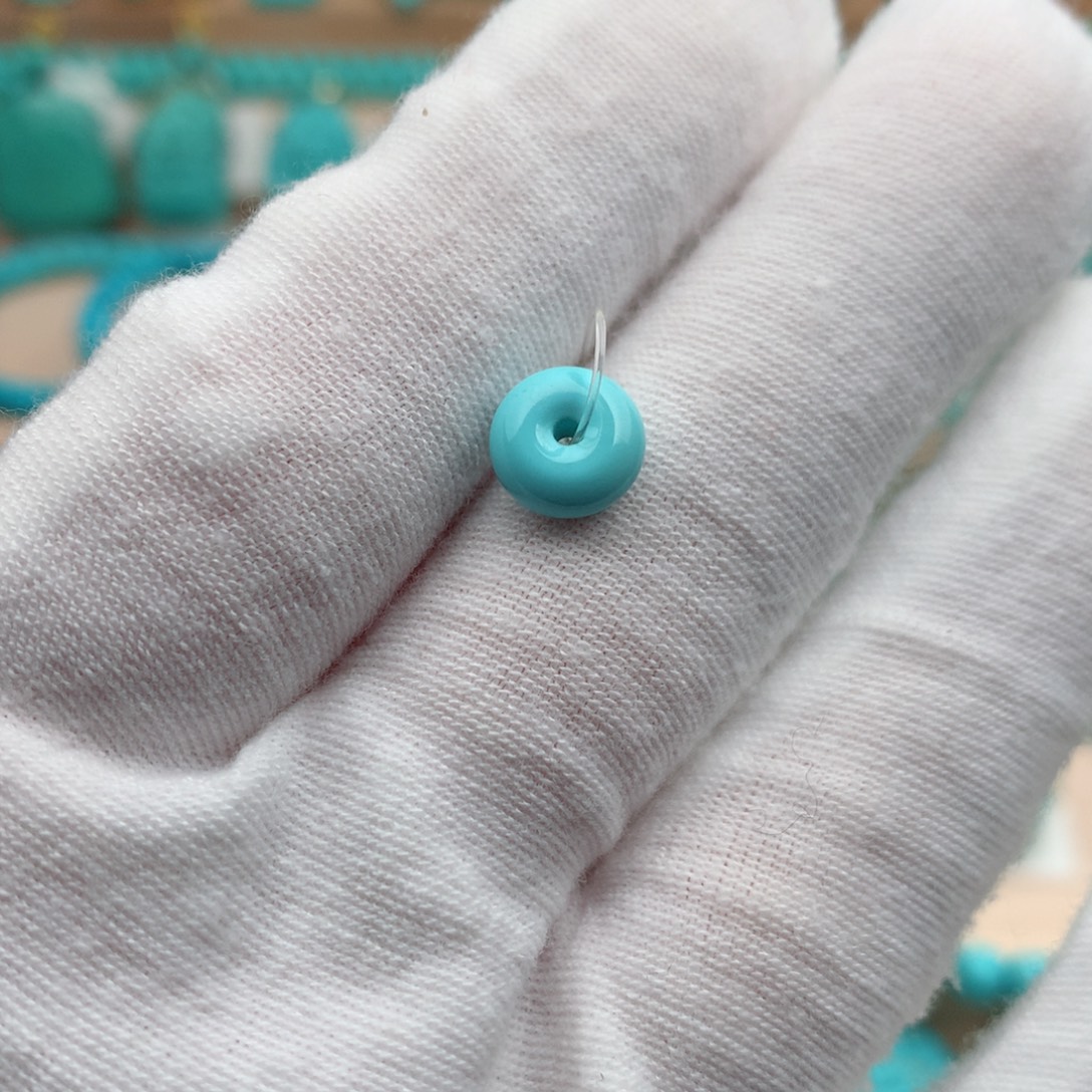 绿松石未镶嵌珠宝奇石8.5mm