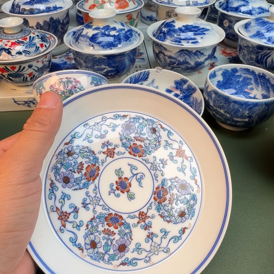 陶纯手工纯手绘茶具369