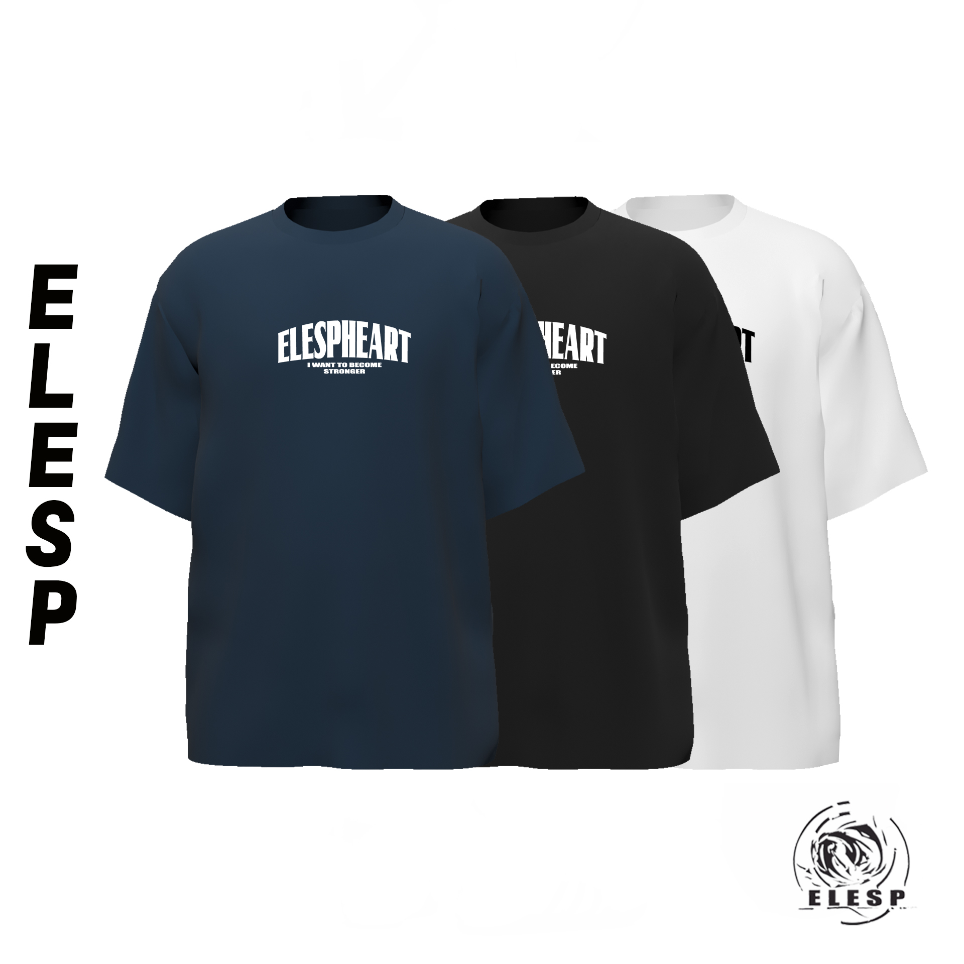 夏季重磅纯棉美式大落肩短袖简约印花健身宽松休闲运动T恤圆领男