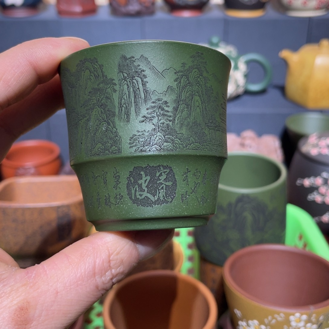 原矿紫砂手工主人杯