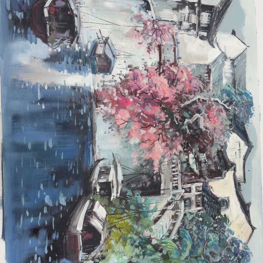 油画在干嘛了啊我想