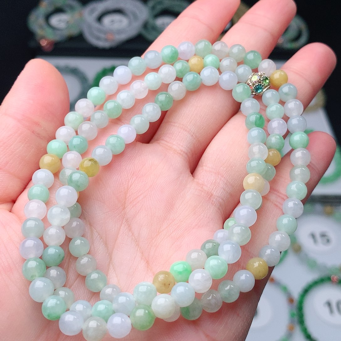 翡翠手串未镶嵌翡翠