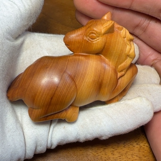 柏木（崖柏）全陈化老料把件