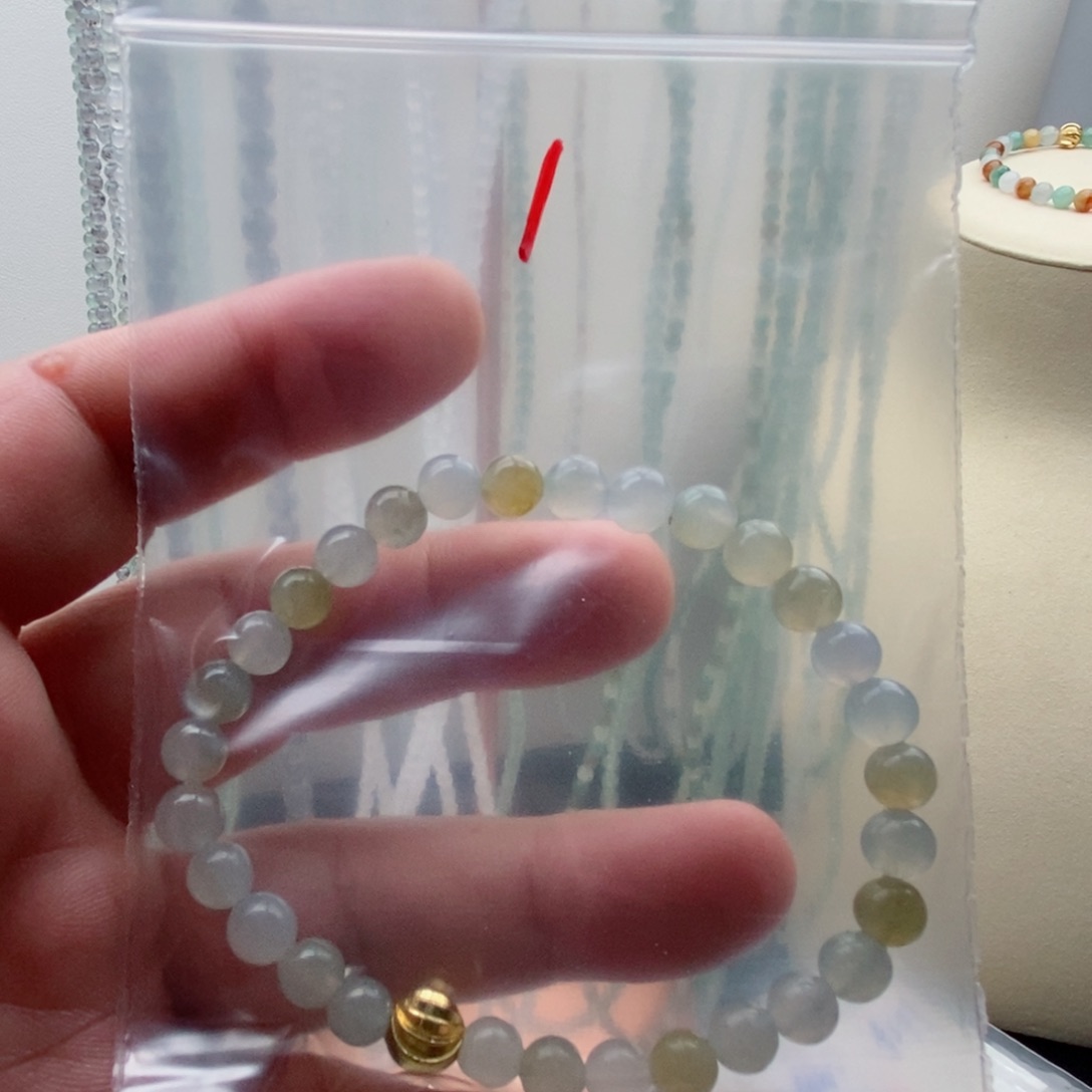 定制翡翠未镶嵌翡翠珠链