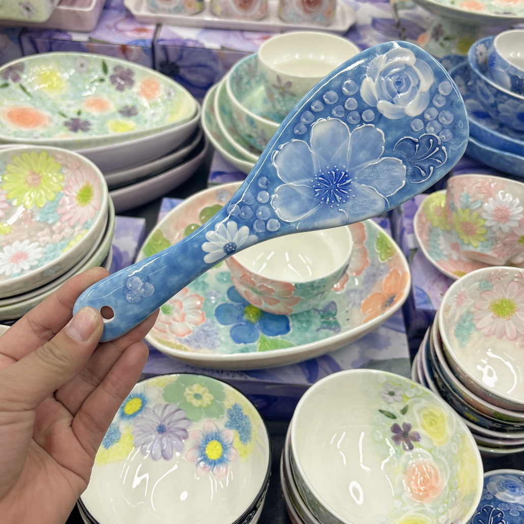 濑户烧 蓝莓之恋饭铲