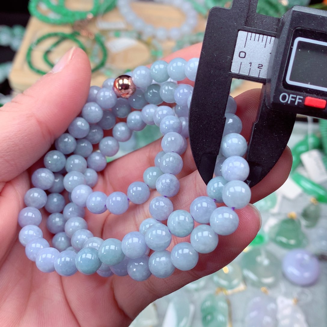 翡翠手链未镶嵌翡翠珠链