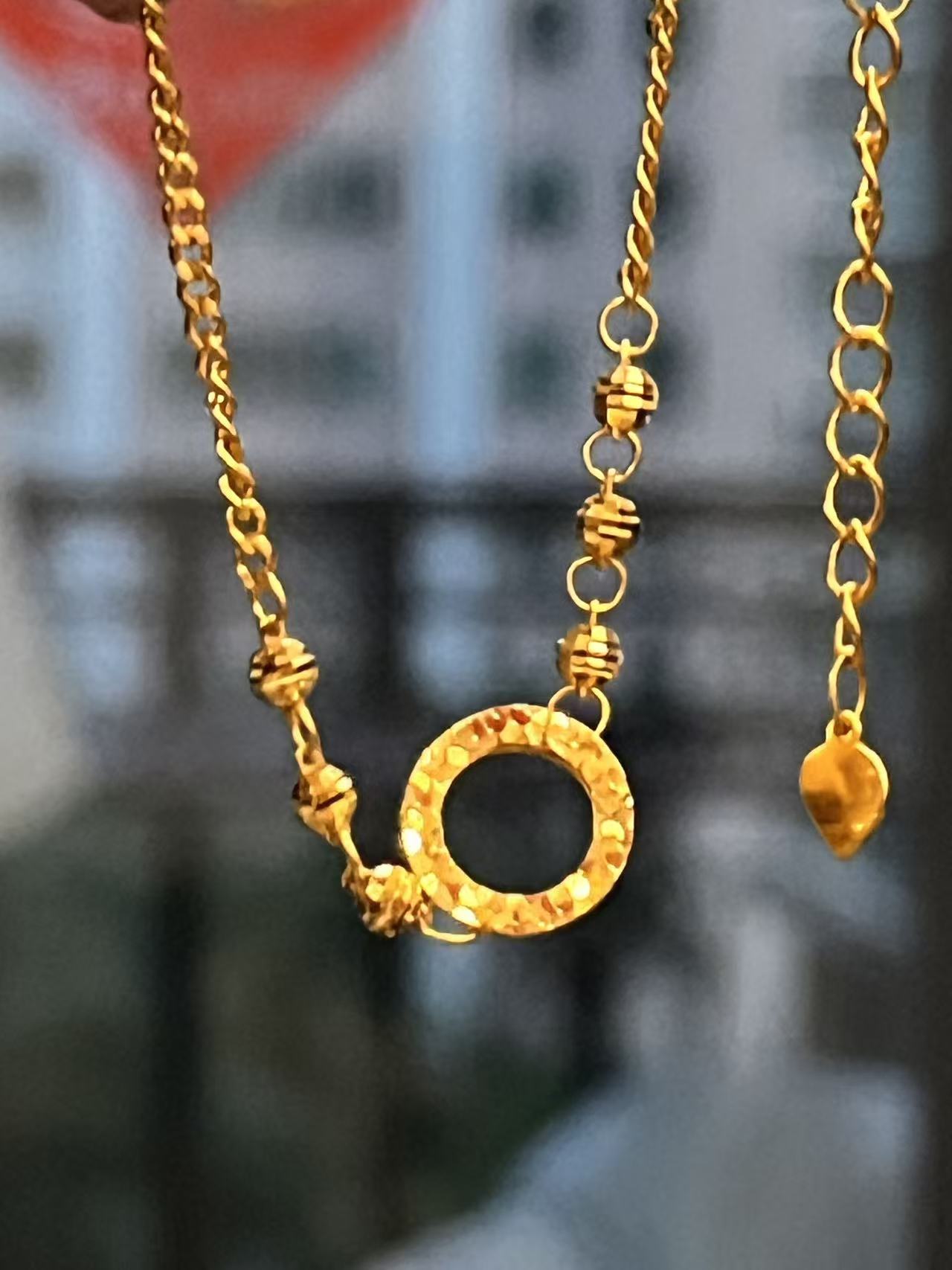 足金999时来运转手链5G工艺