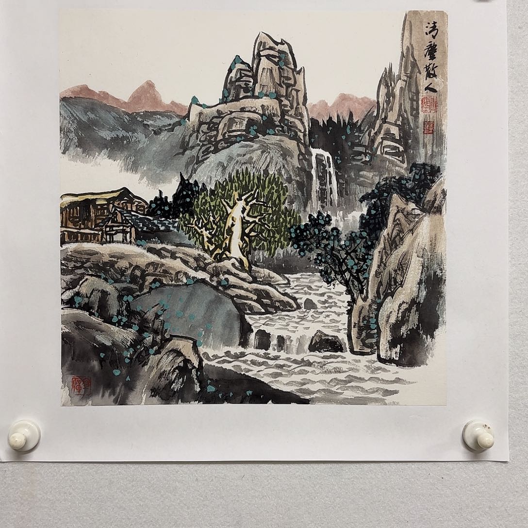 国画实力派画派画家作品