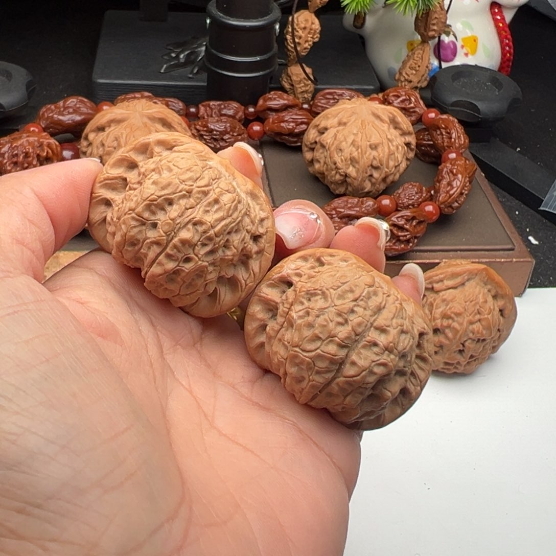 文玩核桃把件血麒麟42
