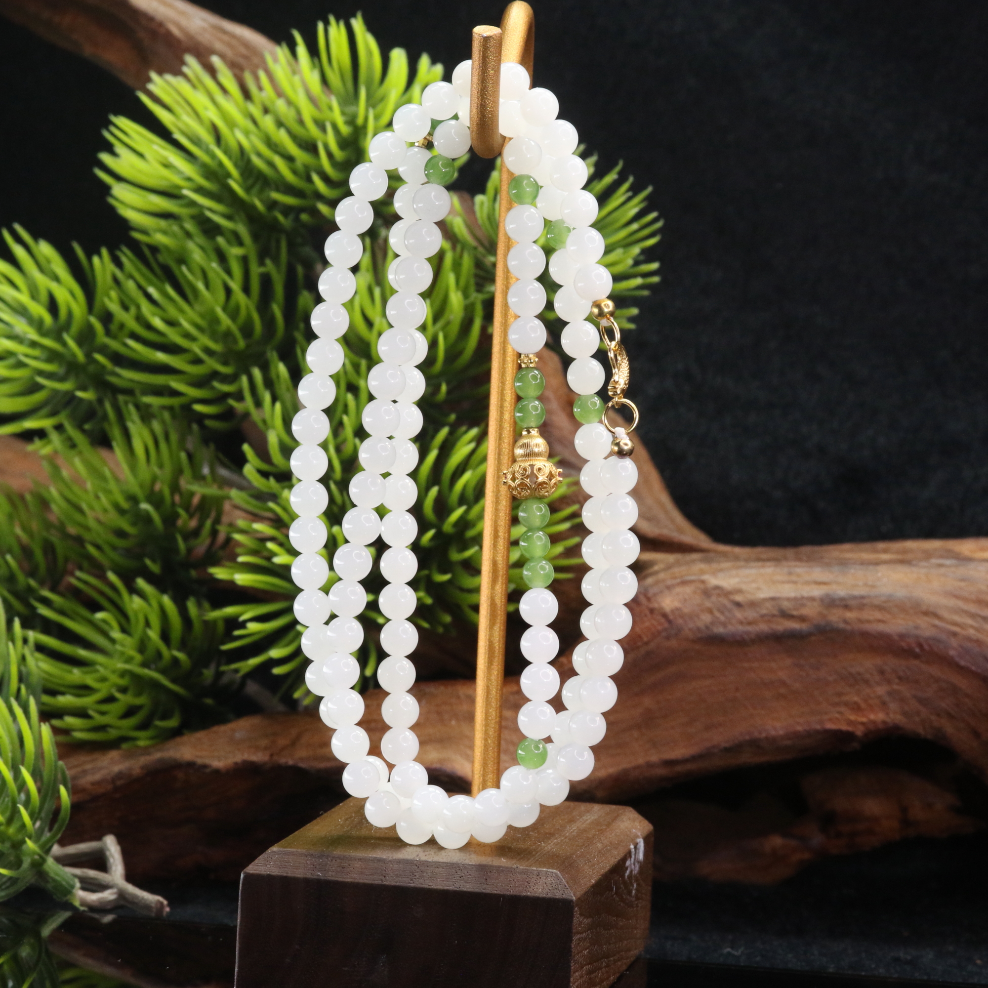 46和田玉一级白项链/600461北京中保拍卖