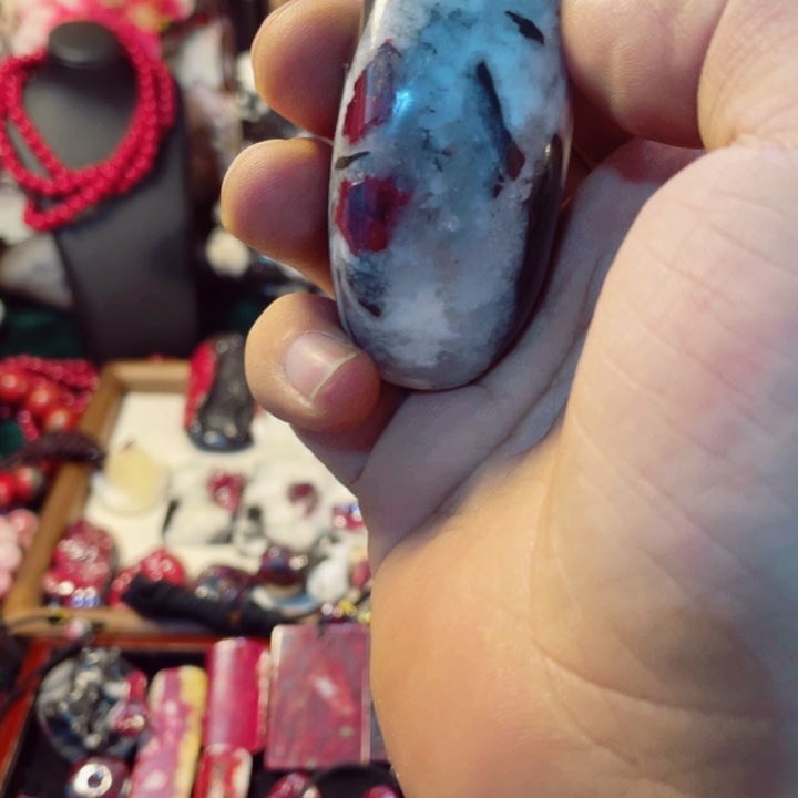 天然辰砂罗*原石首饰