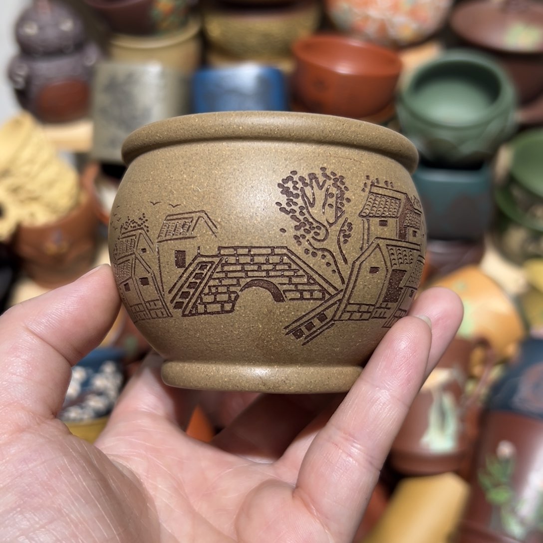 紫砂茶杯宜兴紫砂主人杯