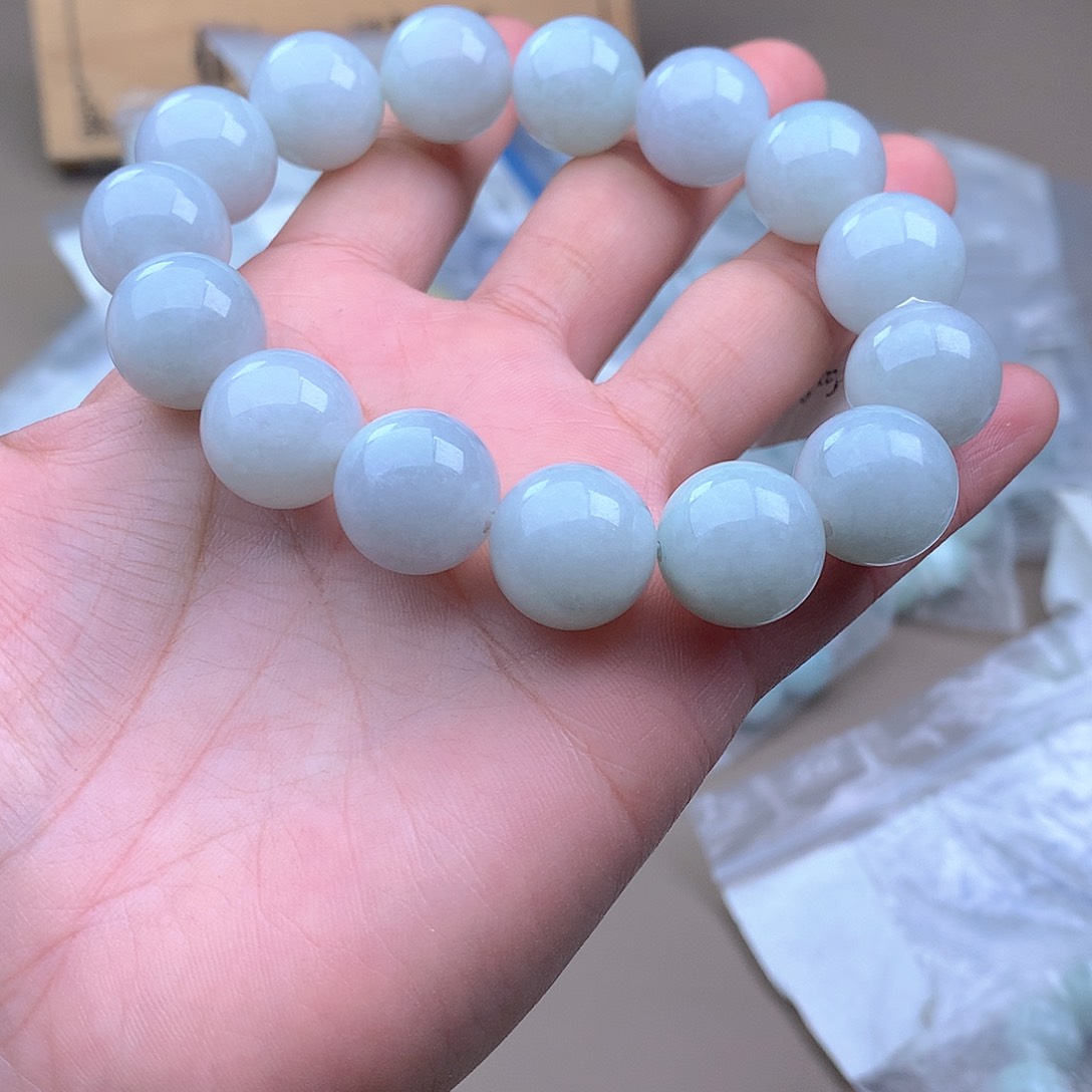 未镶嵌手串定制翡翠