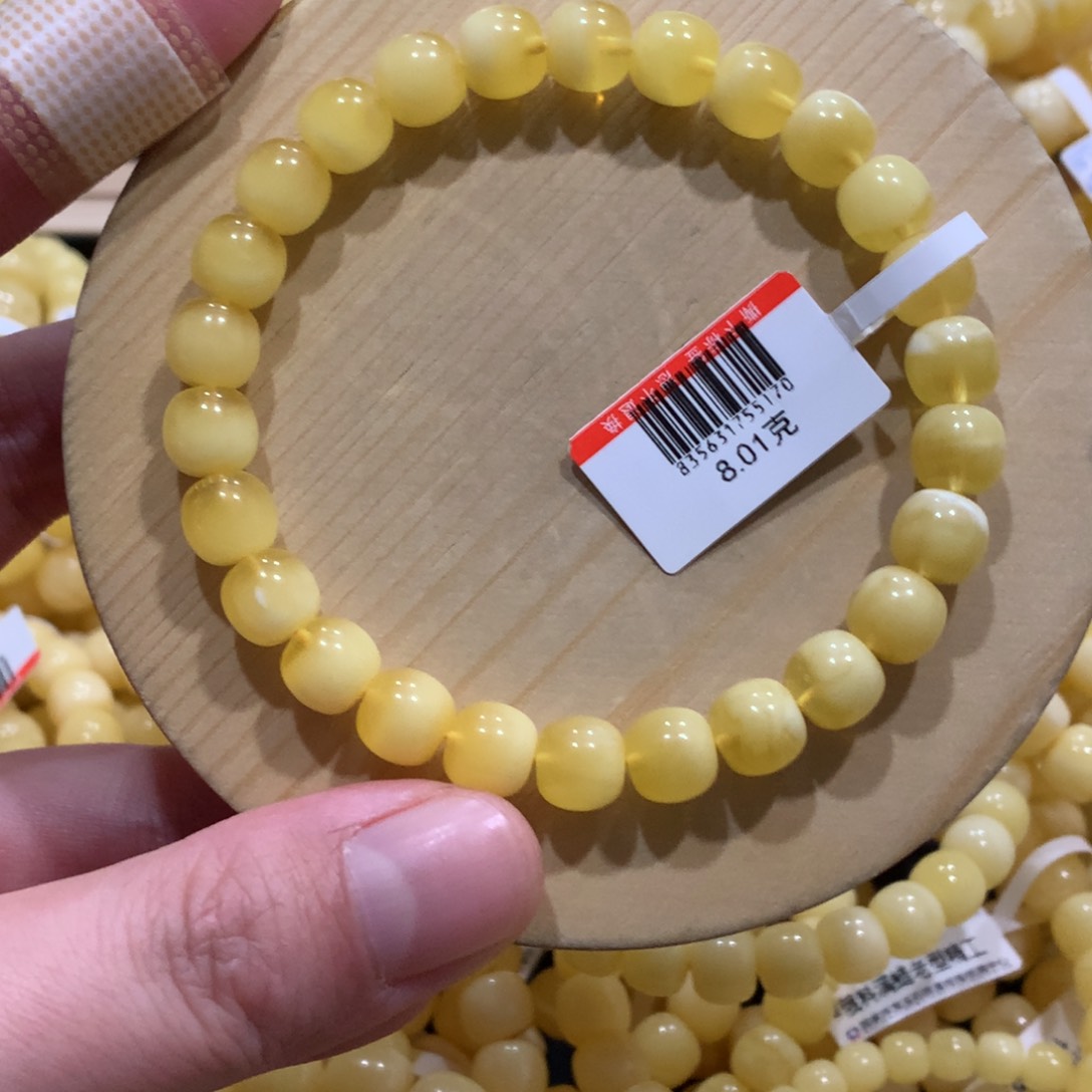 蜜蜡手链未镶嵌蜜蜡