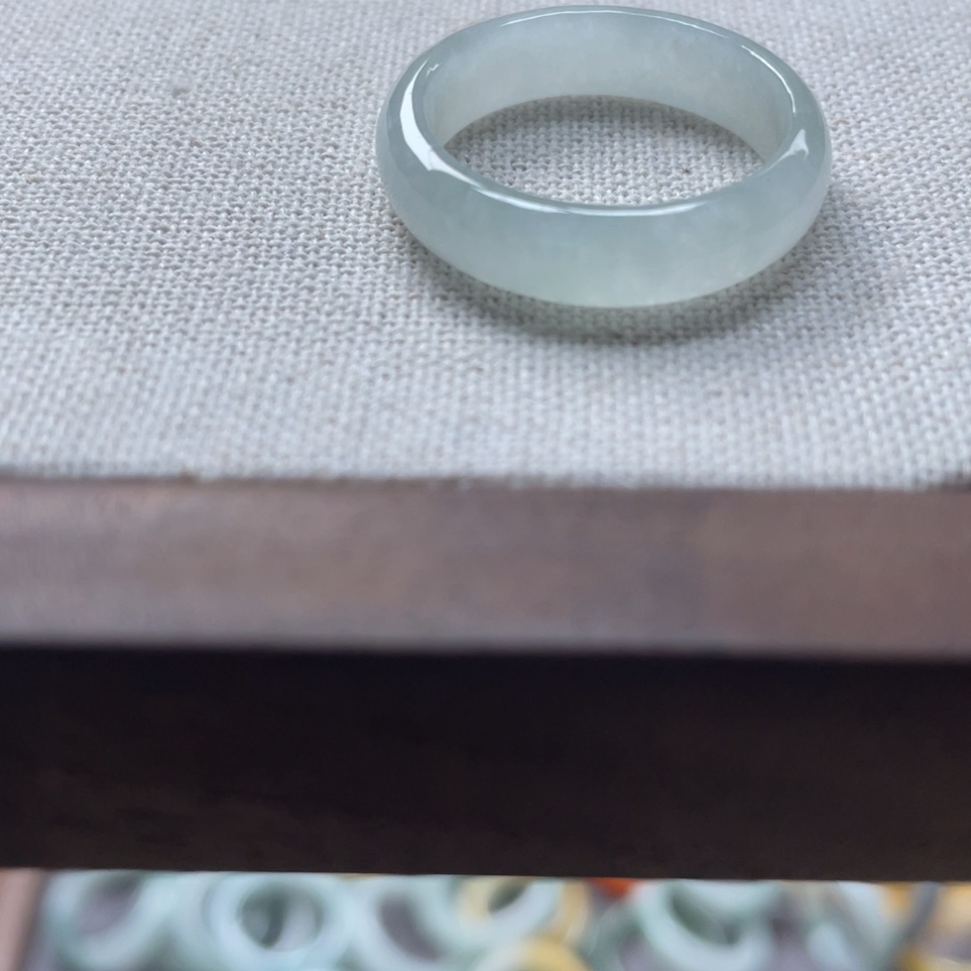 翡翠戒指未镶嵌27 号 18 港码