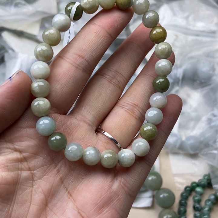 翡翠未镶嵌颈饰123