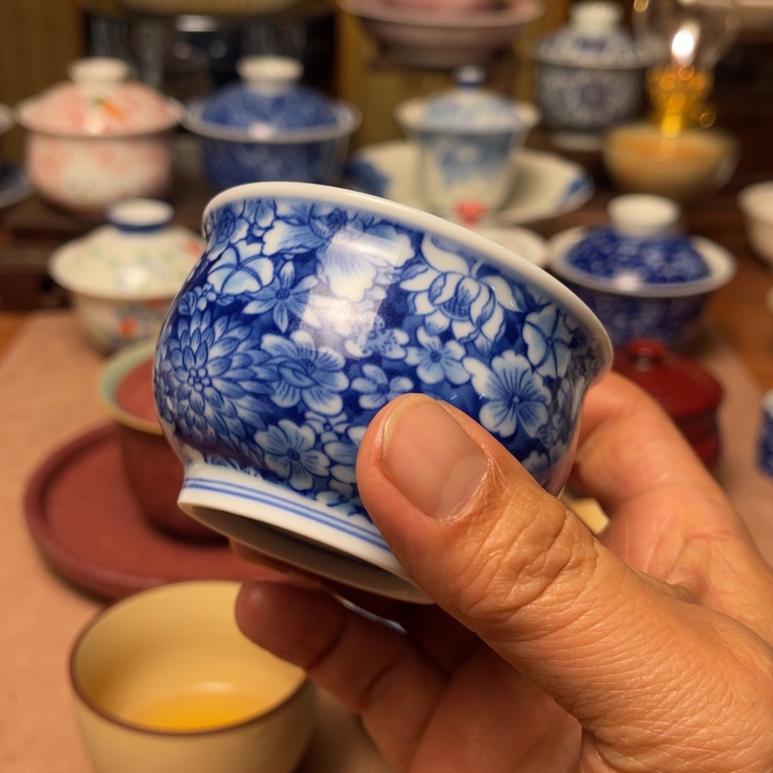 素铭品瓷釉下彩茶具