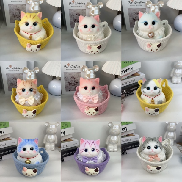 可爱玩具小猫咪小猫猫咪捏捏乐软软糯糯摆件礼物礼品diy手工制作