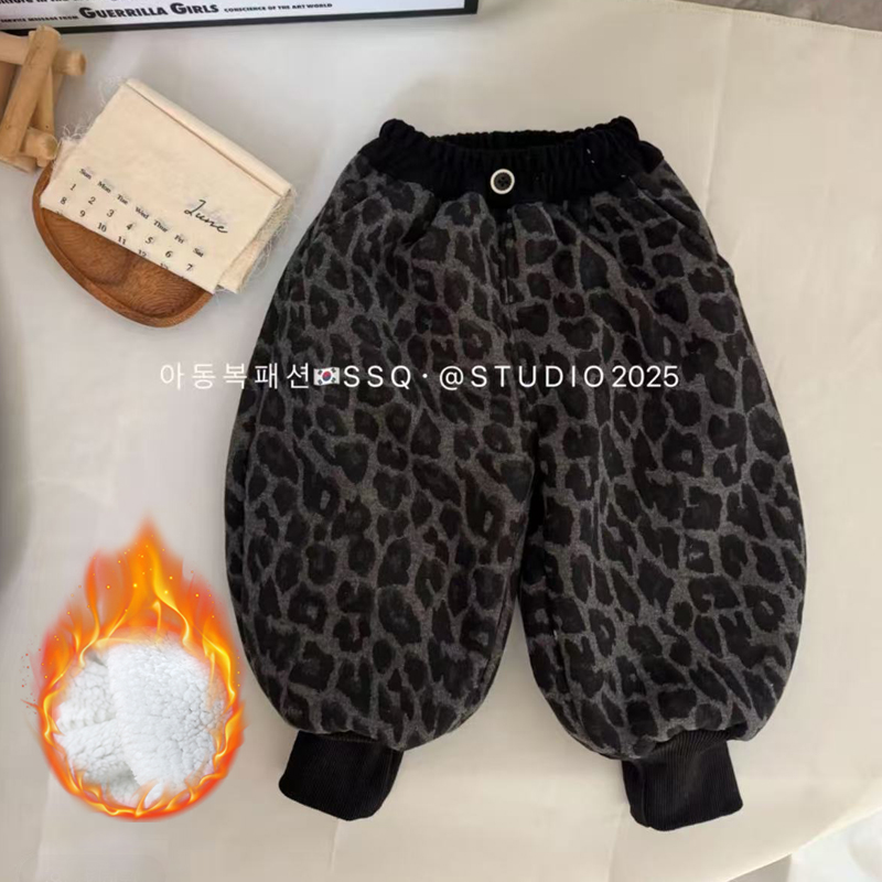 【加厚糕糕绒】男女童秋冬款加绒裤子加厚一体绒双面绒灯笼裤