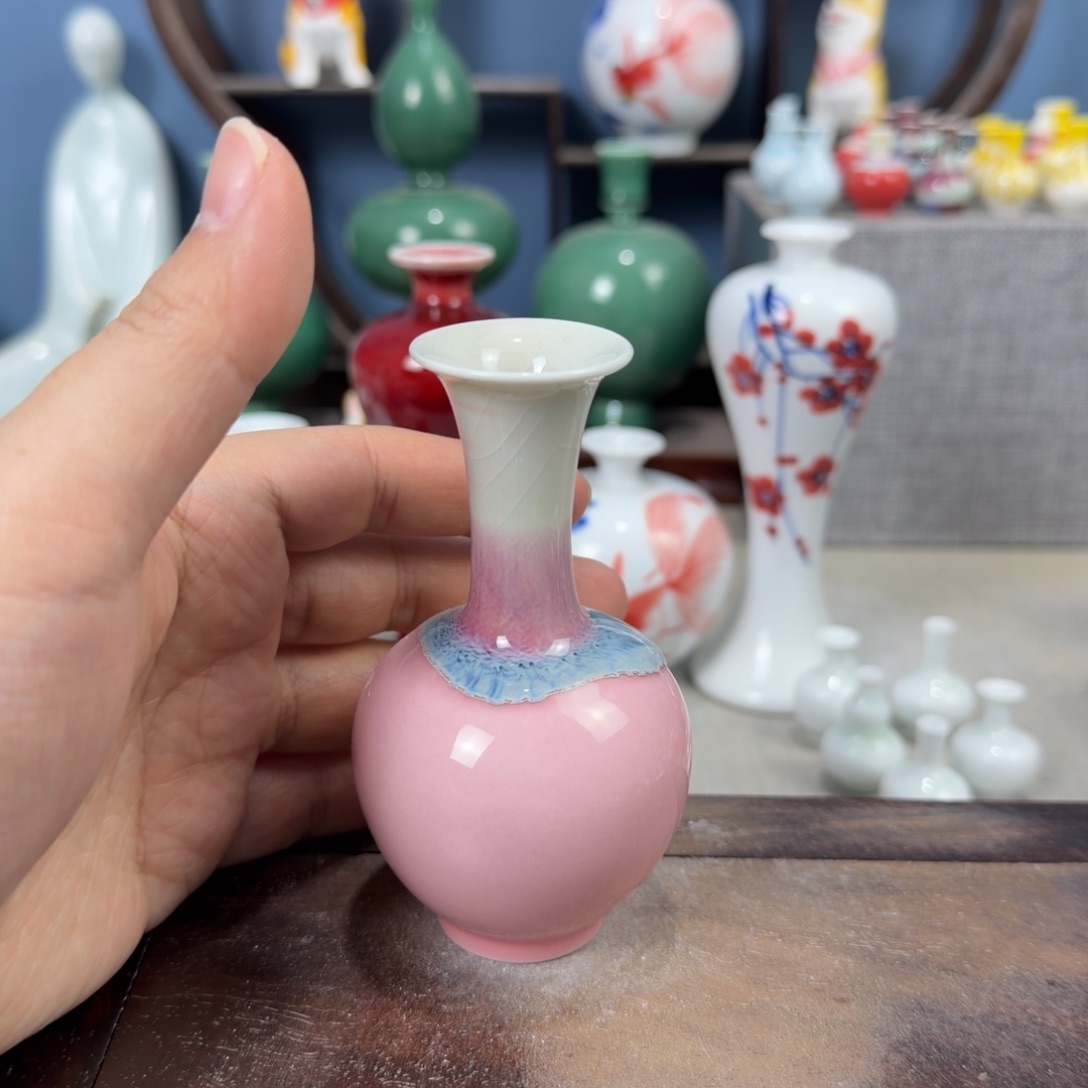 陶瓷手工小花器摆件