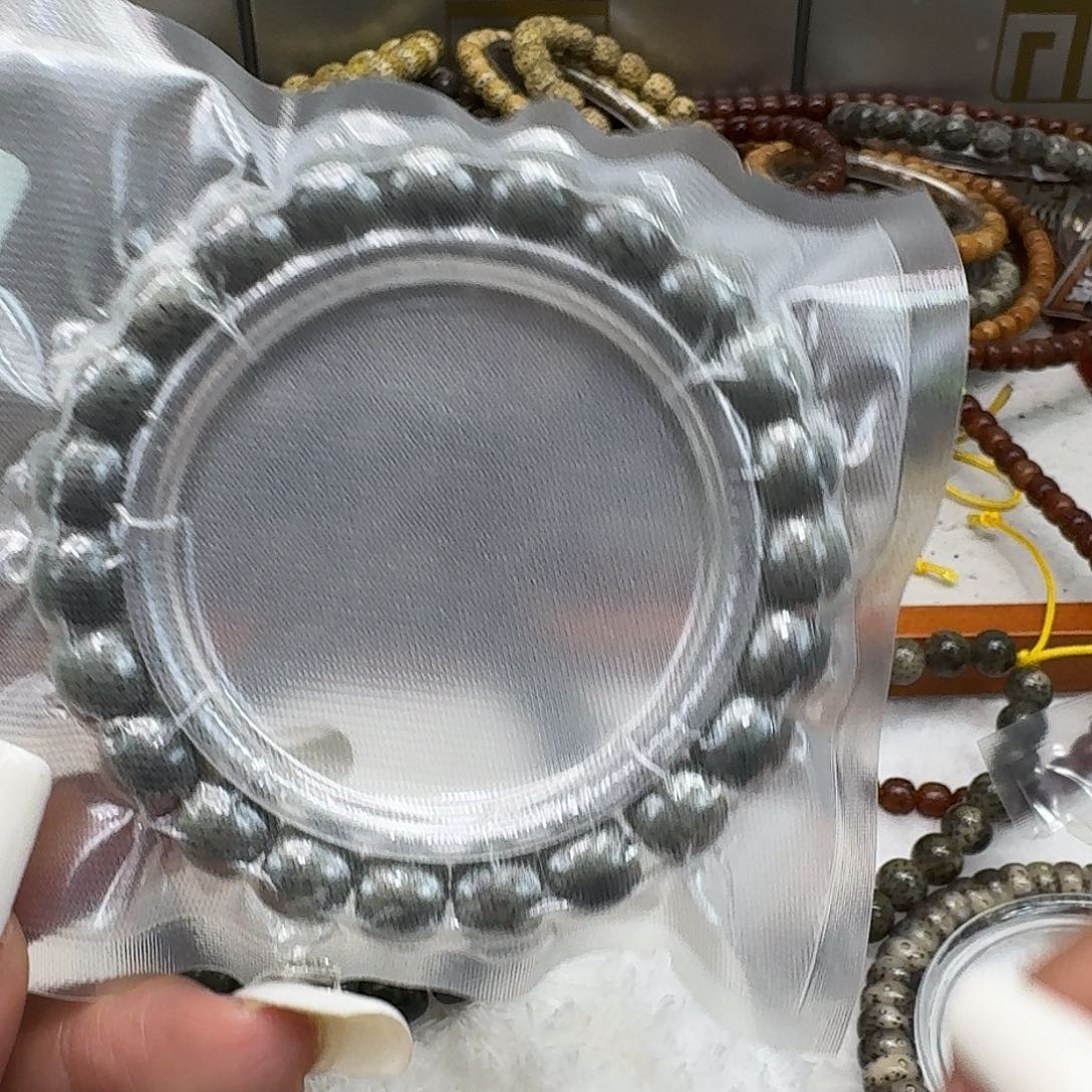 星月菩提手串39传说绿星月菩提10桶单圈