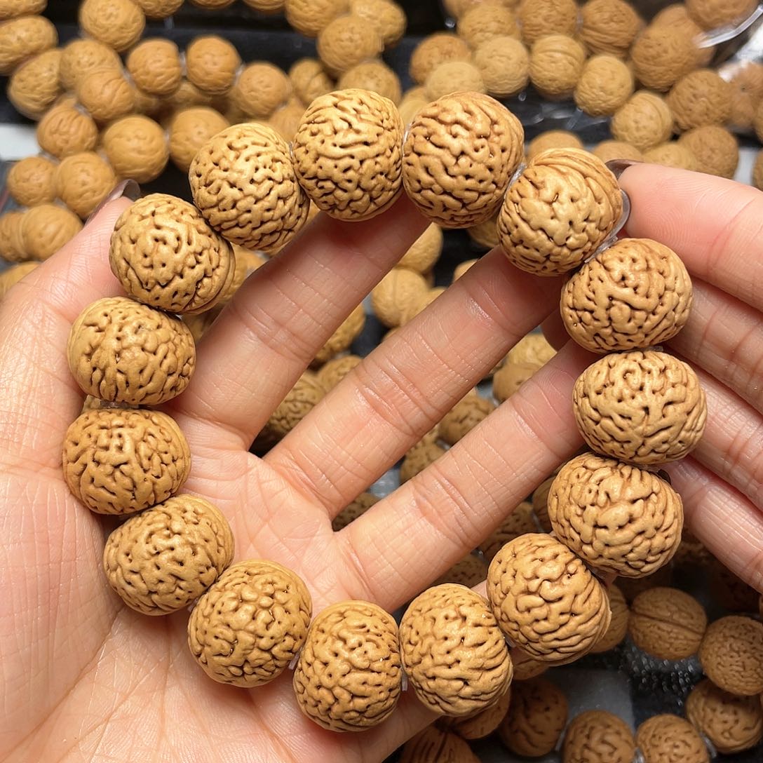 桃核手串21苹果园手串
