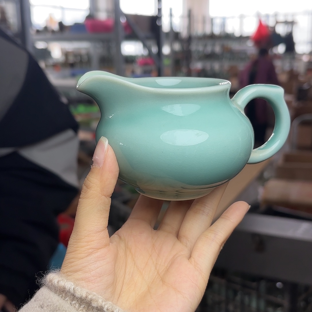 龙泉云间青瓷小米茶器